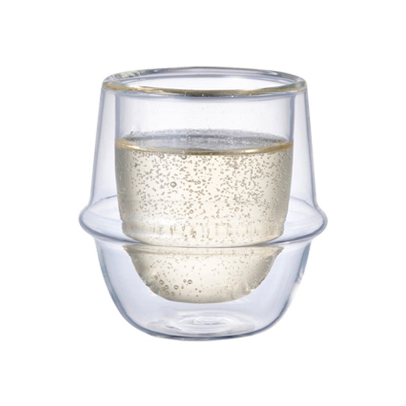 KINTO 23104 KRONOS Double Wall Espresso Cup, 2.8 fl oz (80 ml), Heat Resistant Glass, Microwave and Dishwasher Safe, Gift Present - Image 3